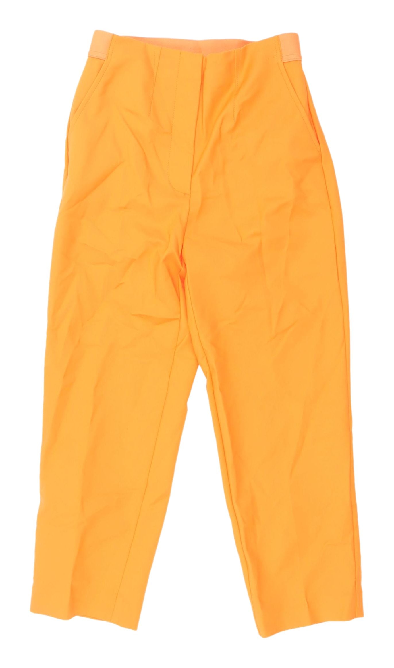 Marks and Spencer Women's Orange Cropped Trousers, Size 6