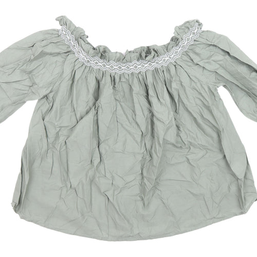 Marks and Spencer Khaki Women’s Off Shoulder Top