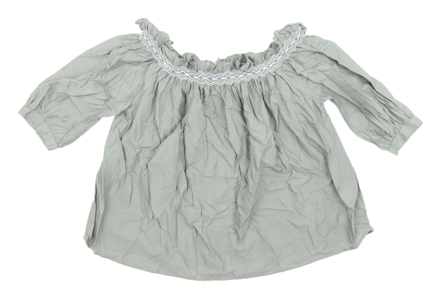 Marks and Spencer Khaki Women’s Off Shoulder Top