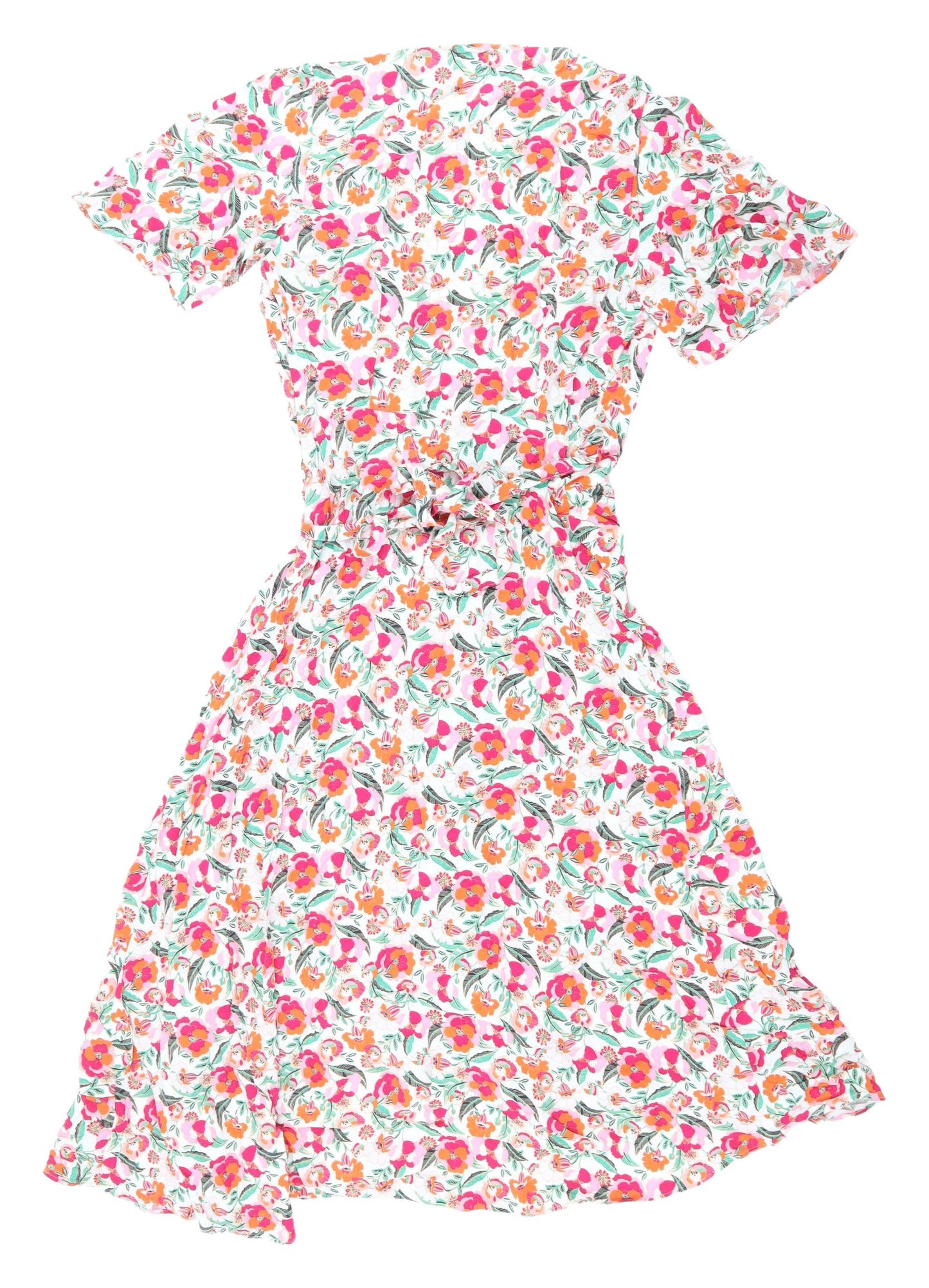 Marks and Spencer Women's Multicoloured Floral Wrap Dress