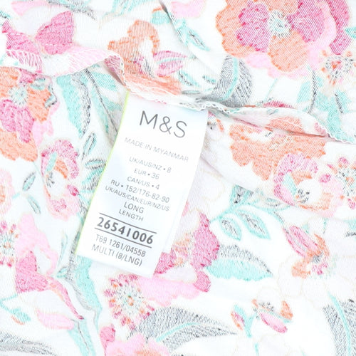 Marks and Spencer Women's Multicoloured Floral Wrap Dress