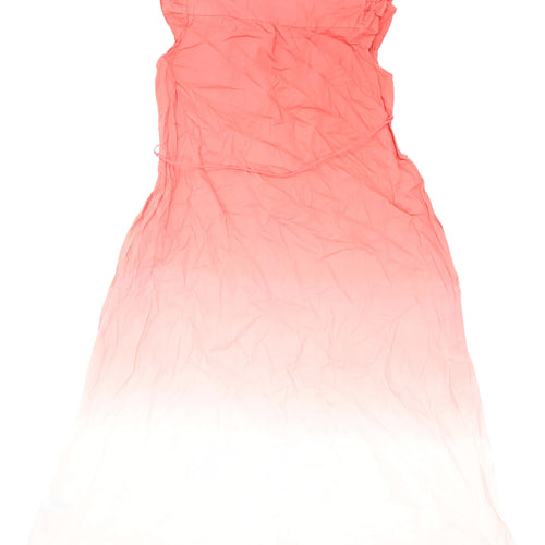 Marks and Spencer Red A-Line Sleeveless Summer Dress