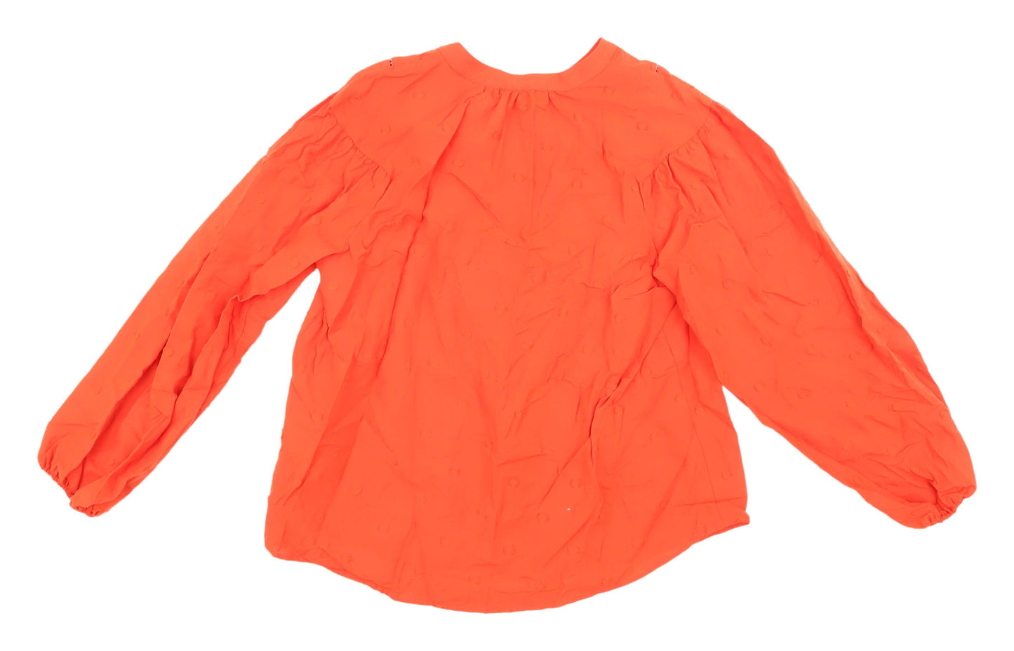 Marks and Spencer Women's Orange Blouse, Size 8