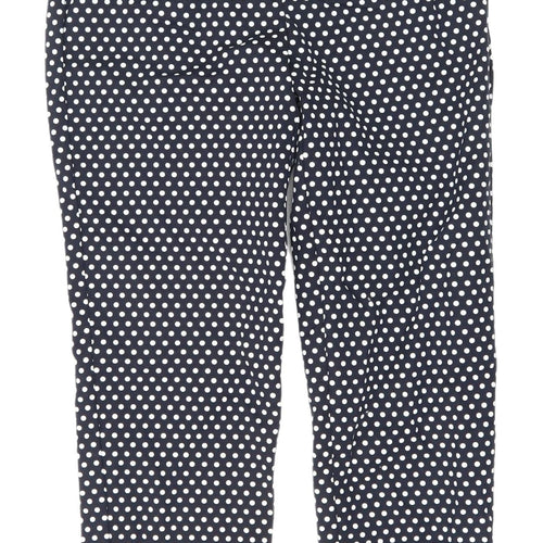 Marks and Spencer Women's Blue Polka Dot Dress Pants