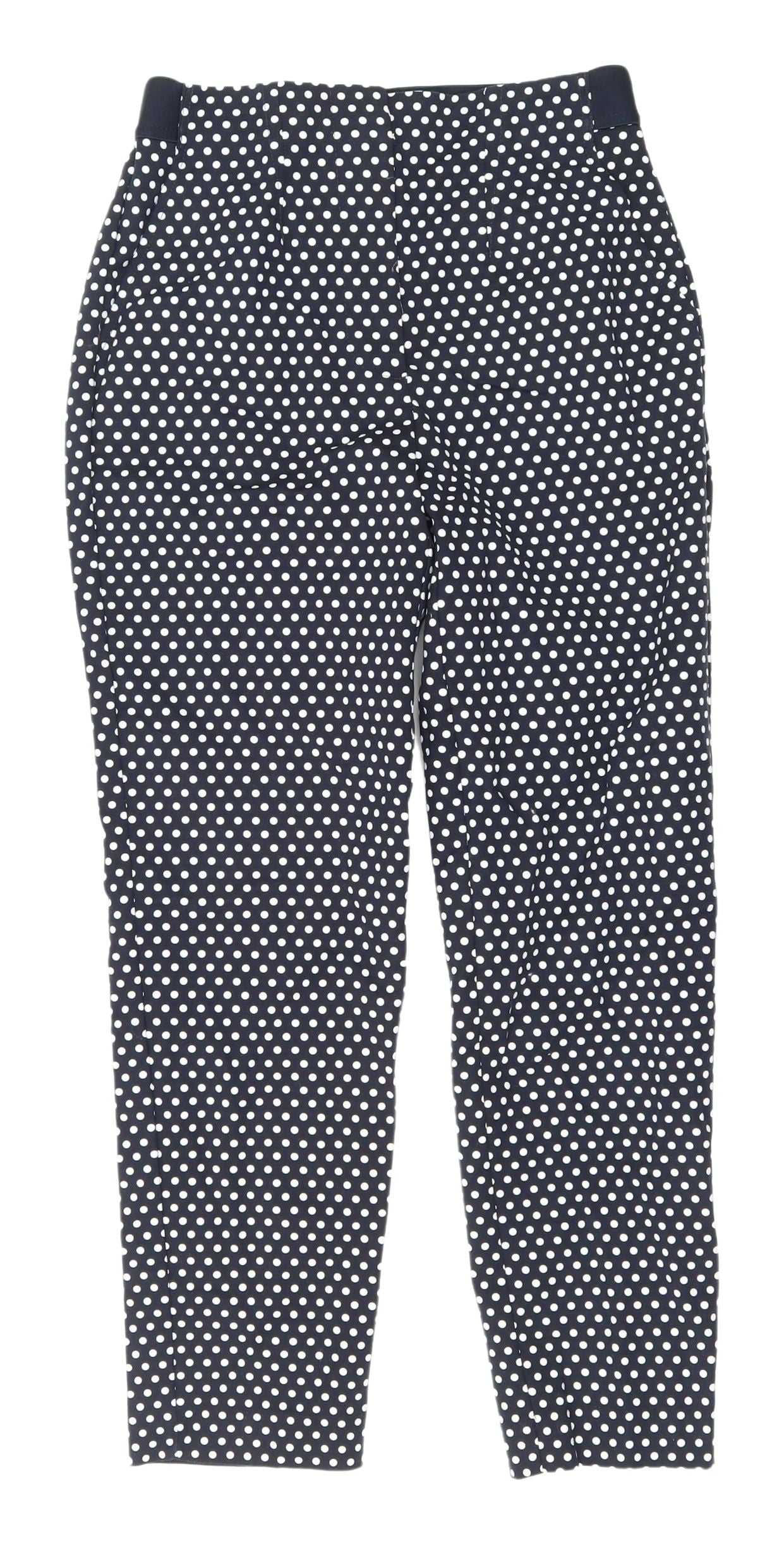 Marks and Spencer Women's Blue Polka Dot Dress Pants