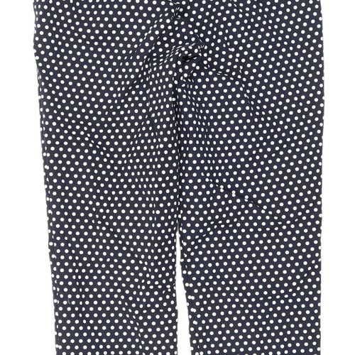 Marks and Spencer Women's Blue Polka Dot Dress Pants