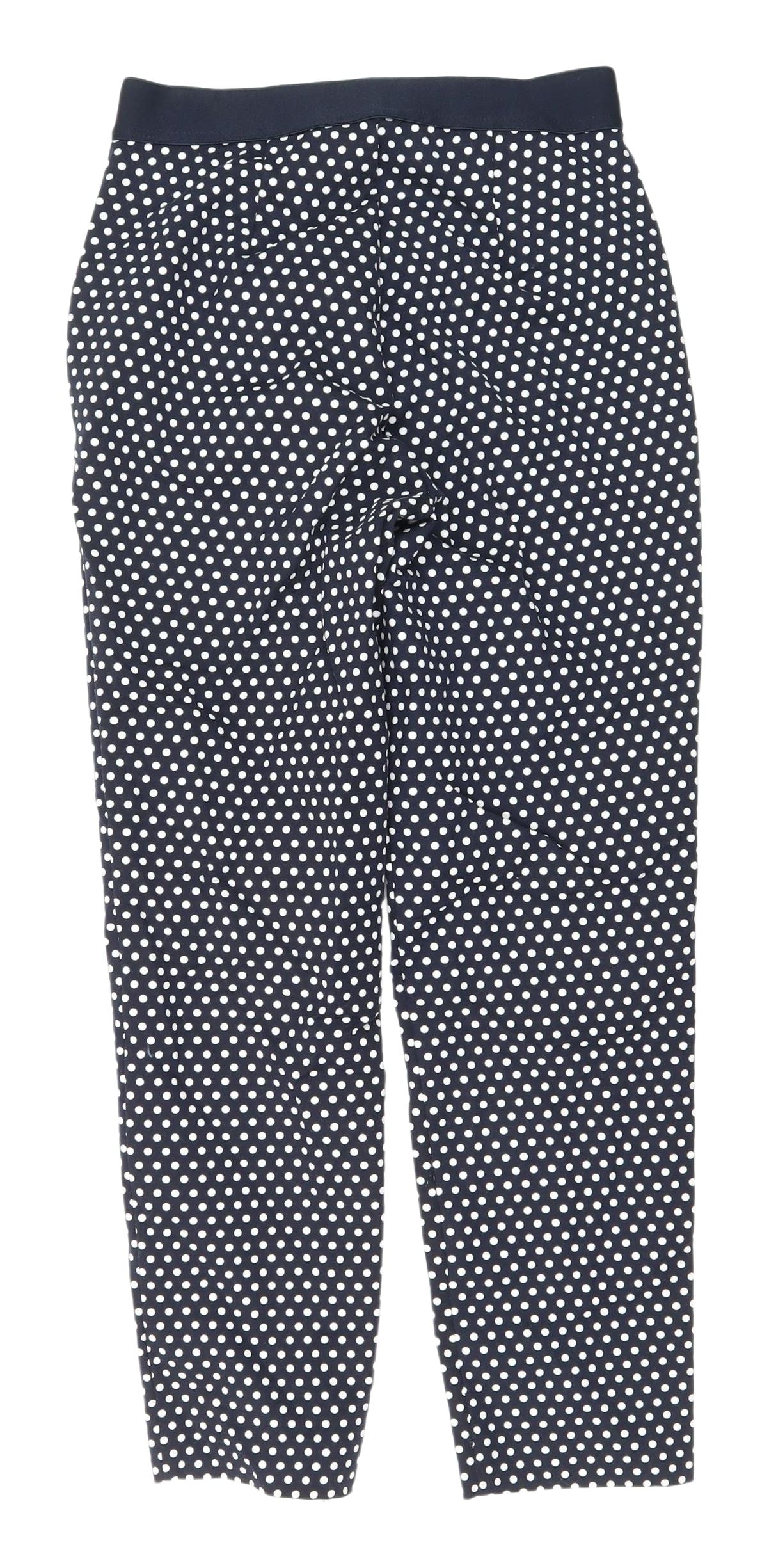 Marks and Spencer Women's Blue Polka Dot Dress Pants