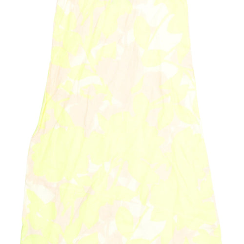 Marks and Spencer Women's Yellow Floral Slip Dress