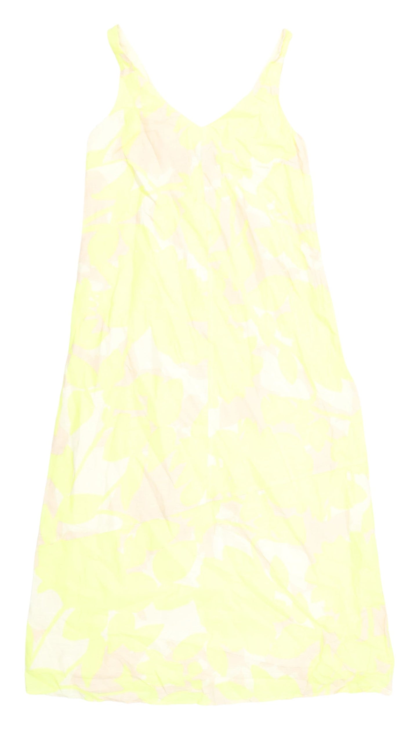 Marks and Spencer Women's Yellow Floral Slip Dress