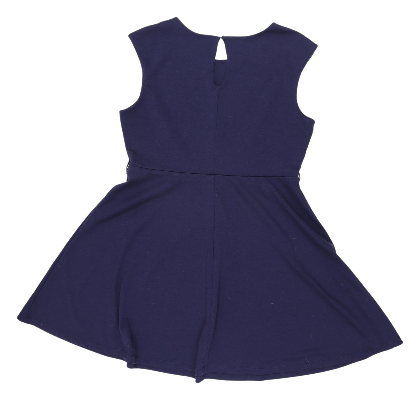 South Women's Blue Sleeveless Fit & Flare Dress, UK 16