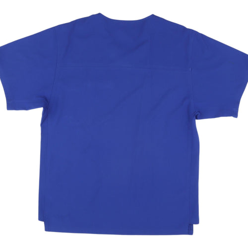 Skechers Unisex Blue M Workwear T-Shirt V-Neck