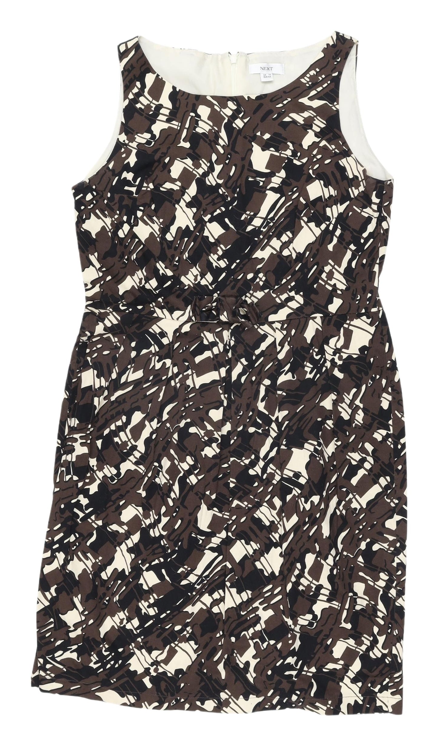 Next Women’s Brown Sleeveless Scoop Dress, Size 14