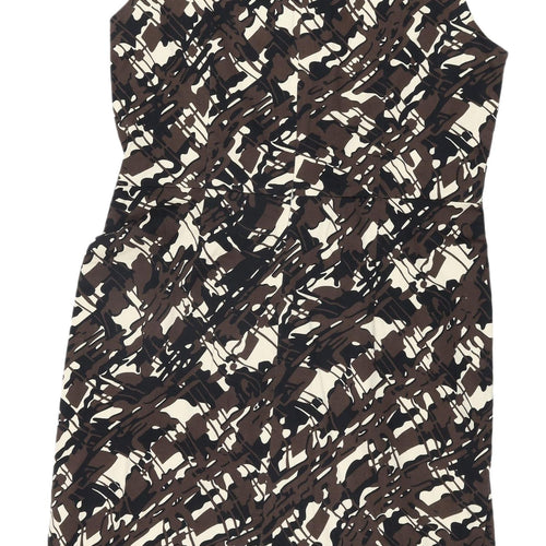 Next Women’s Brown Sleeveless Scoop Dress, Size 14