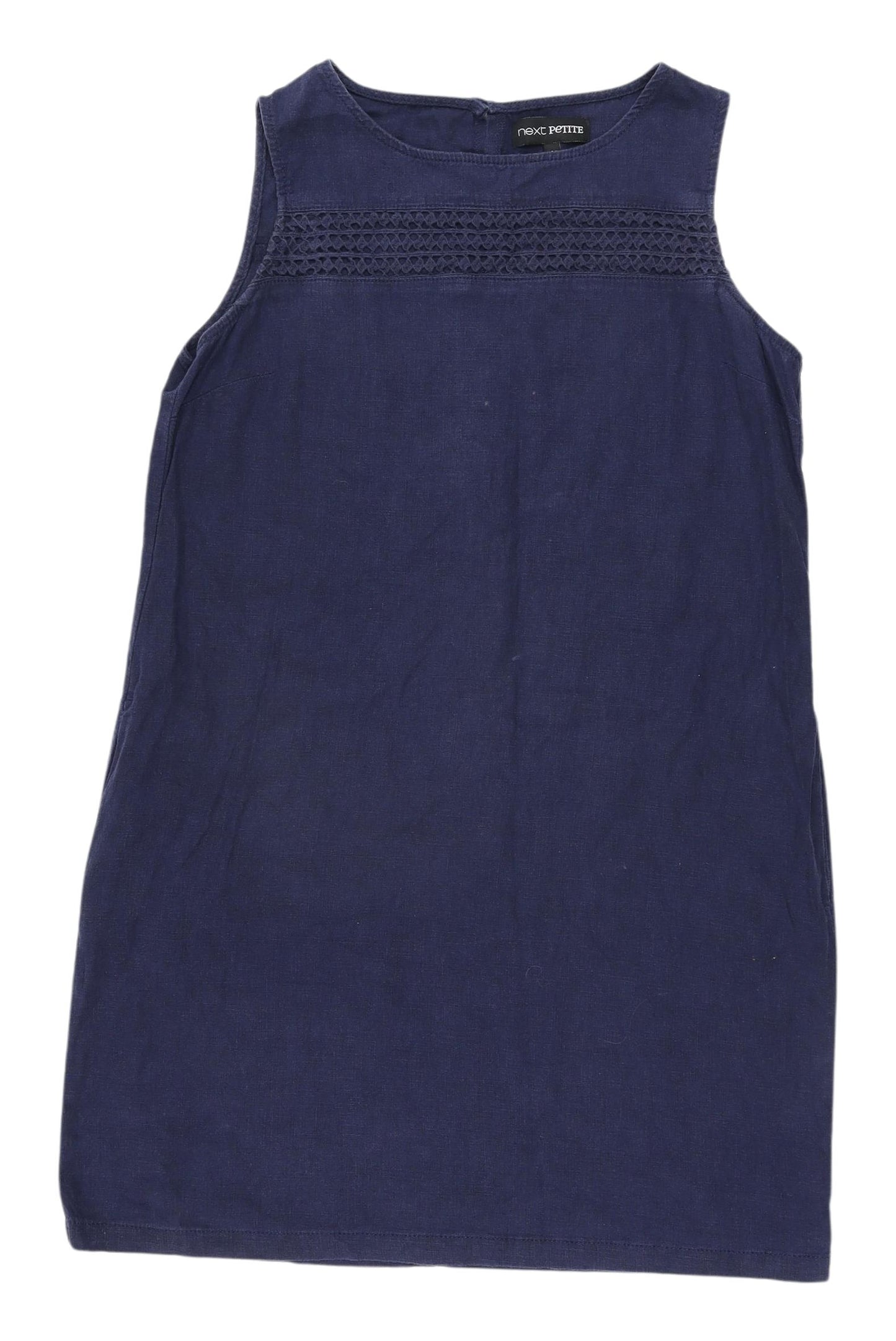 Next Petite Blue Shift Dress for Women - Size 14