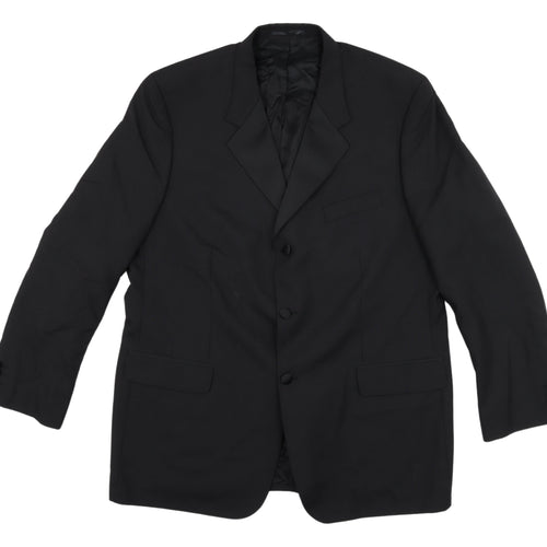 Scott & Taylor Men's Black Blazer, L - Classic Style