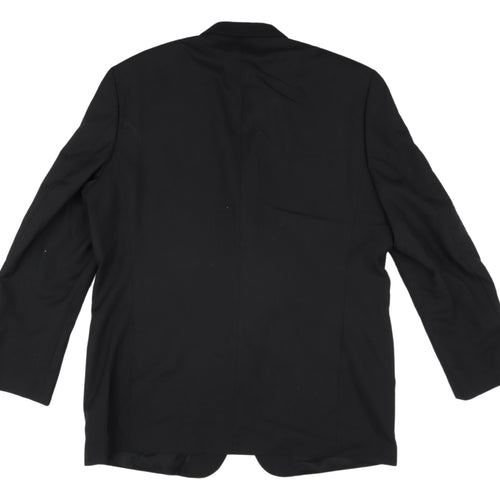 Scott & Taylor Men's Black Blazer, L - Classic Style