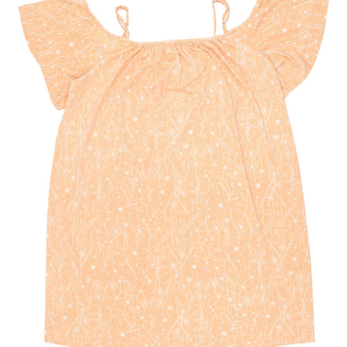 Next Women's Orange Floral Off Shoulder Shift Dress