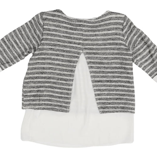 Wallis Women's Multicoloured Striped Tunic Blouse UK 10