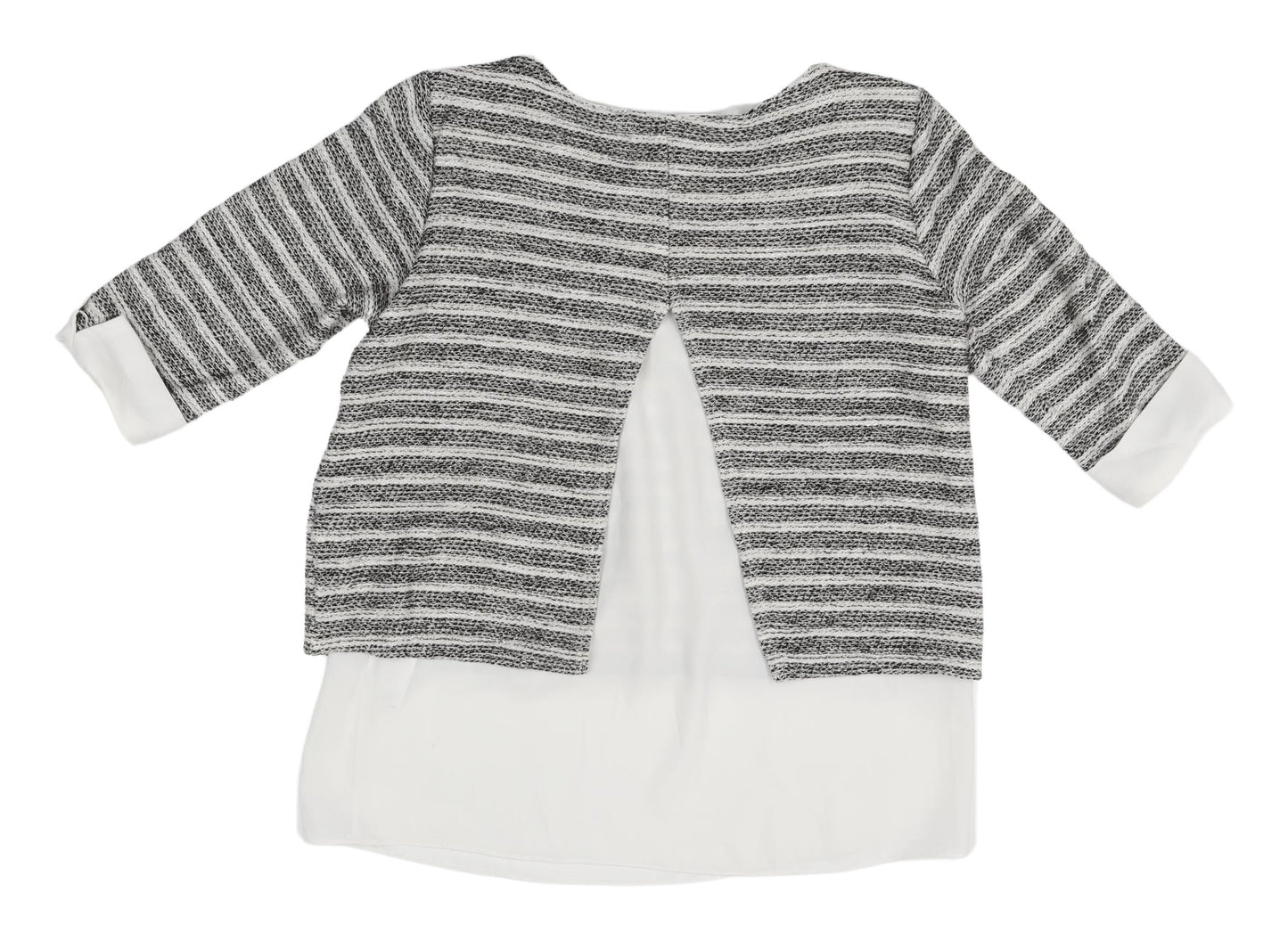 Wallis Women's Multicoloured Striped Tunic Blouse UK 10