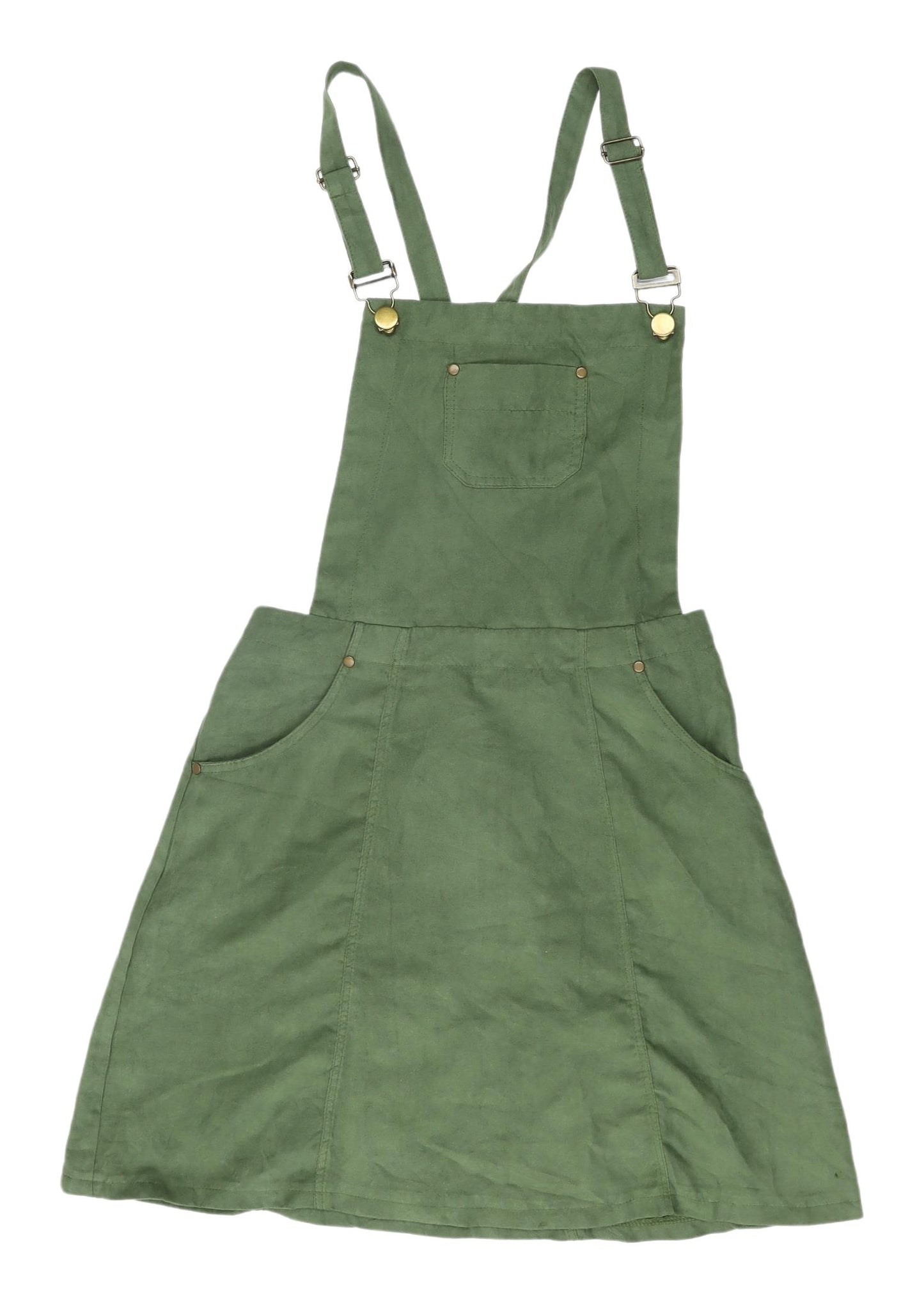 Ravi Famous Women's Green Pinafore Dress Size 8