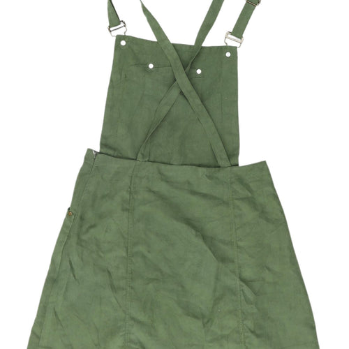 Ravi Famous Women's Green Pinafore Dress Size 8