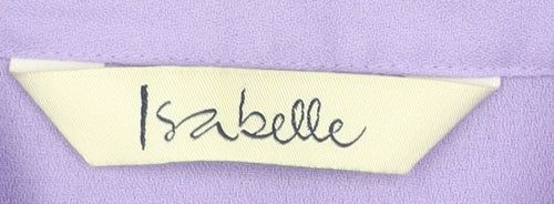 Isabelle Women's Purple Blouse Size 18 Short Sleeve