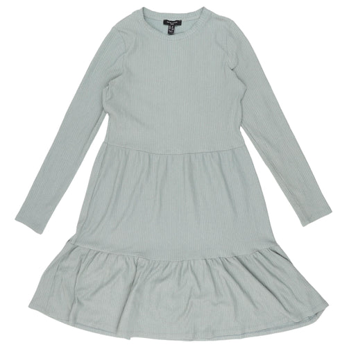 New Look Women's Green A-Line Knee Length Dress