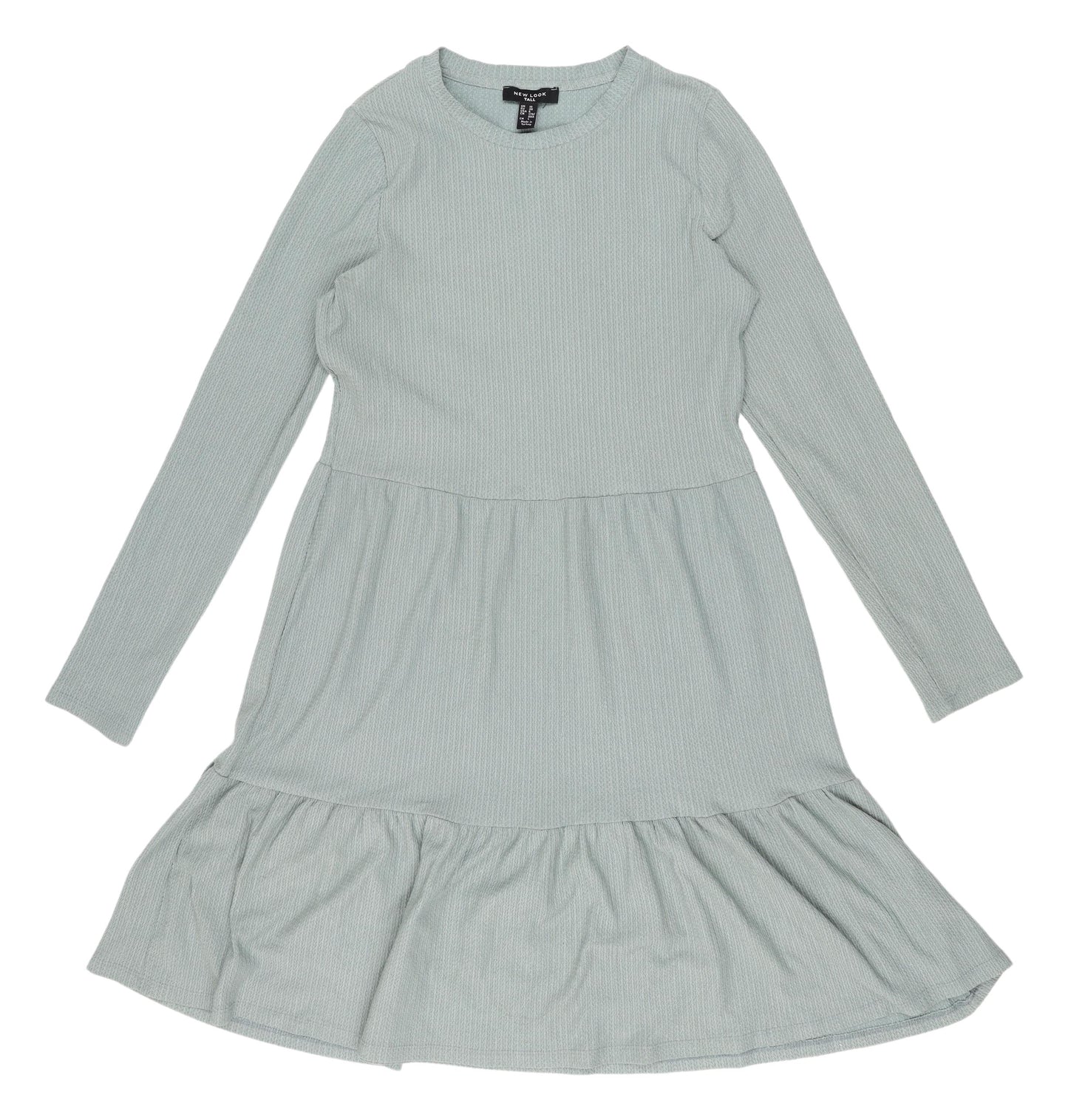 New Look Women's Green A-Line Knee Length Dress
