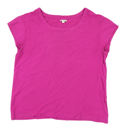 Gap Women's Pink Basic T-Shirt M - Casual Spring Top