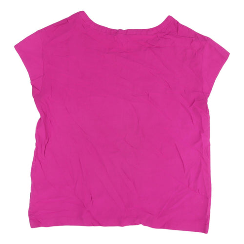 Gap Women's Pink Basic T-Shirt M - Casual Spring Top