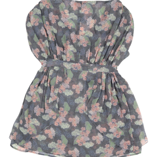 Next Women's Multicoloured Floral A-Line Dress