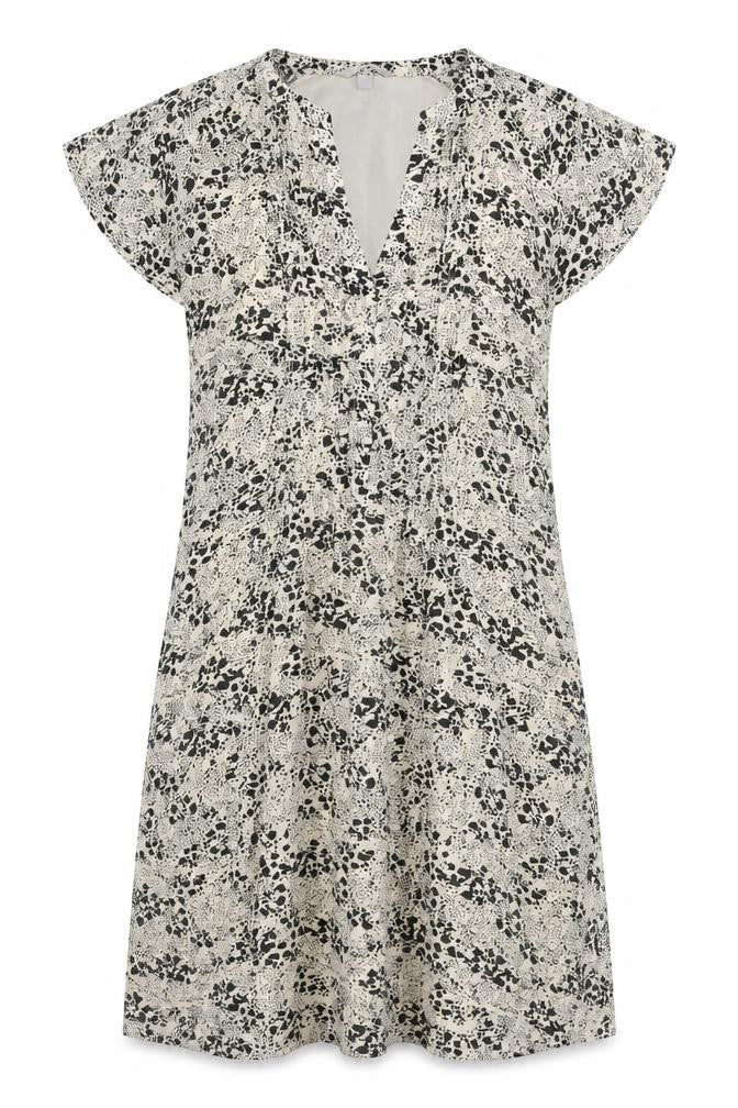 Front view of H&M Women's Multicoloured Short Shift Dress, size 14