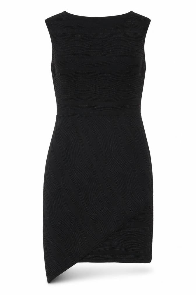 Lipsy Black Bodycon Dress - Size 10, Party Staple