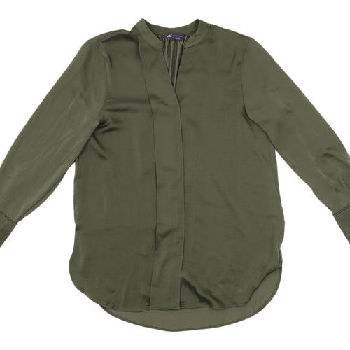Marks and Spencer Women's Green Blouse Size 6
