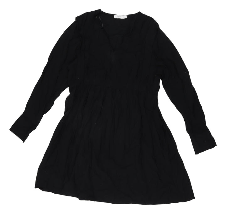 Promod Black Long Sleeve Dress Women Size 10