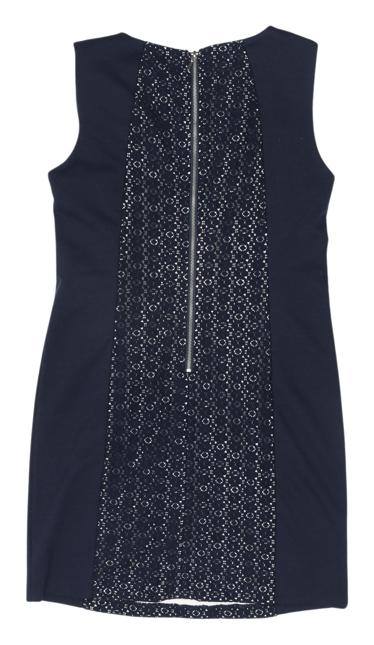 M&Co Women's Blue Shift Dress, Size 16, Sleeveless