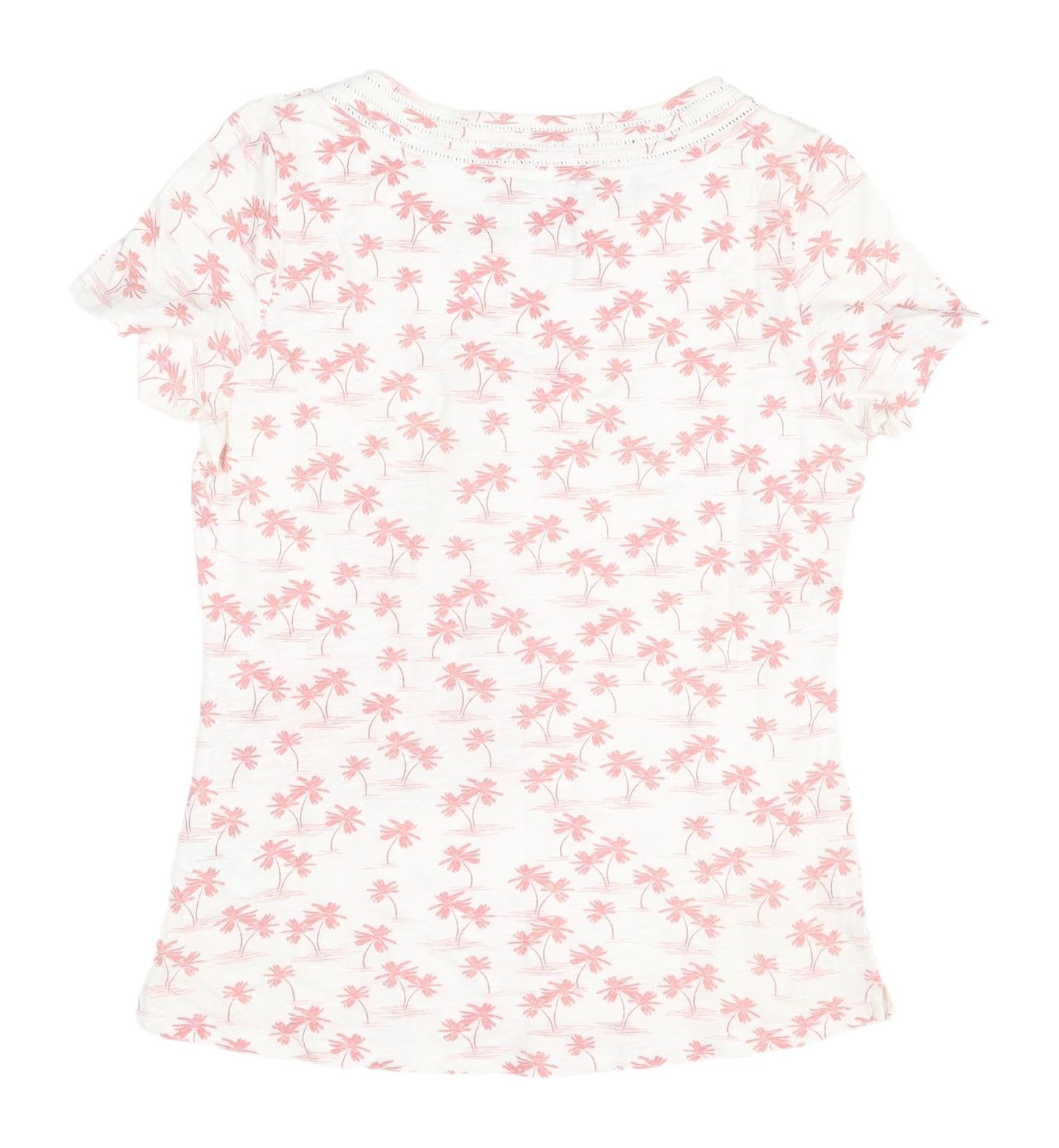 Marks and Spencer Women's Pink Flamingo Print T-Shirt UK 8