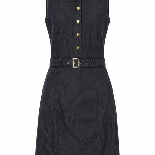 Miss Selfridge Women's Blue Denim Shirt Dress Size 4