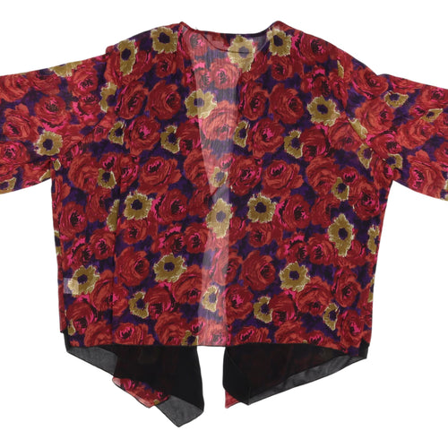 Koko Women's Multicoloured Kimono Blouse Size 22