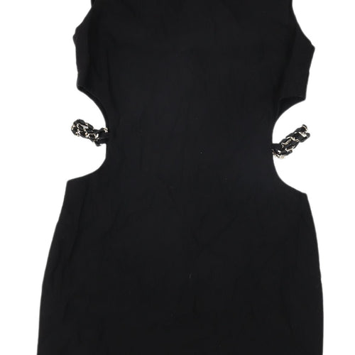 London Look Women's Black Sheath Dress S Party