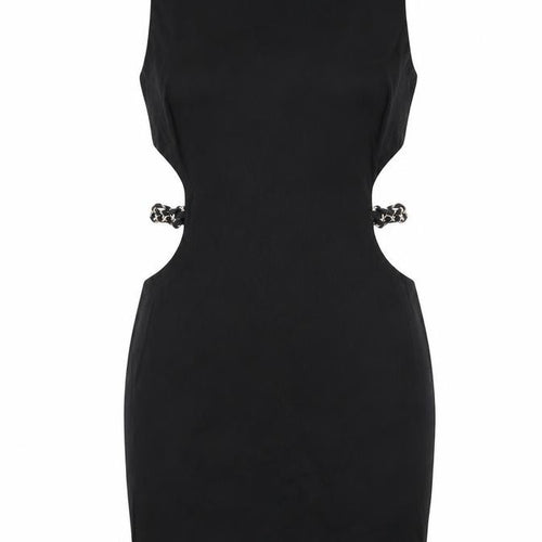 London Look Women's Black Sheath Dress S Party