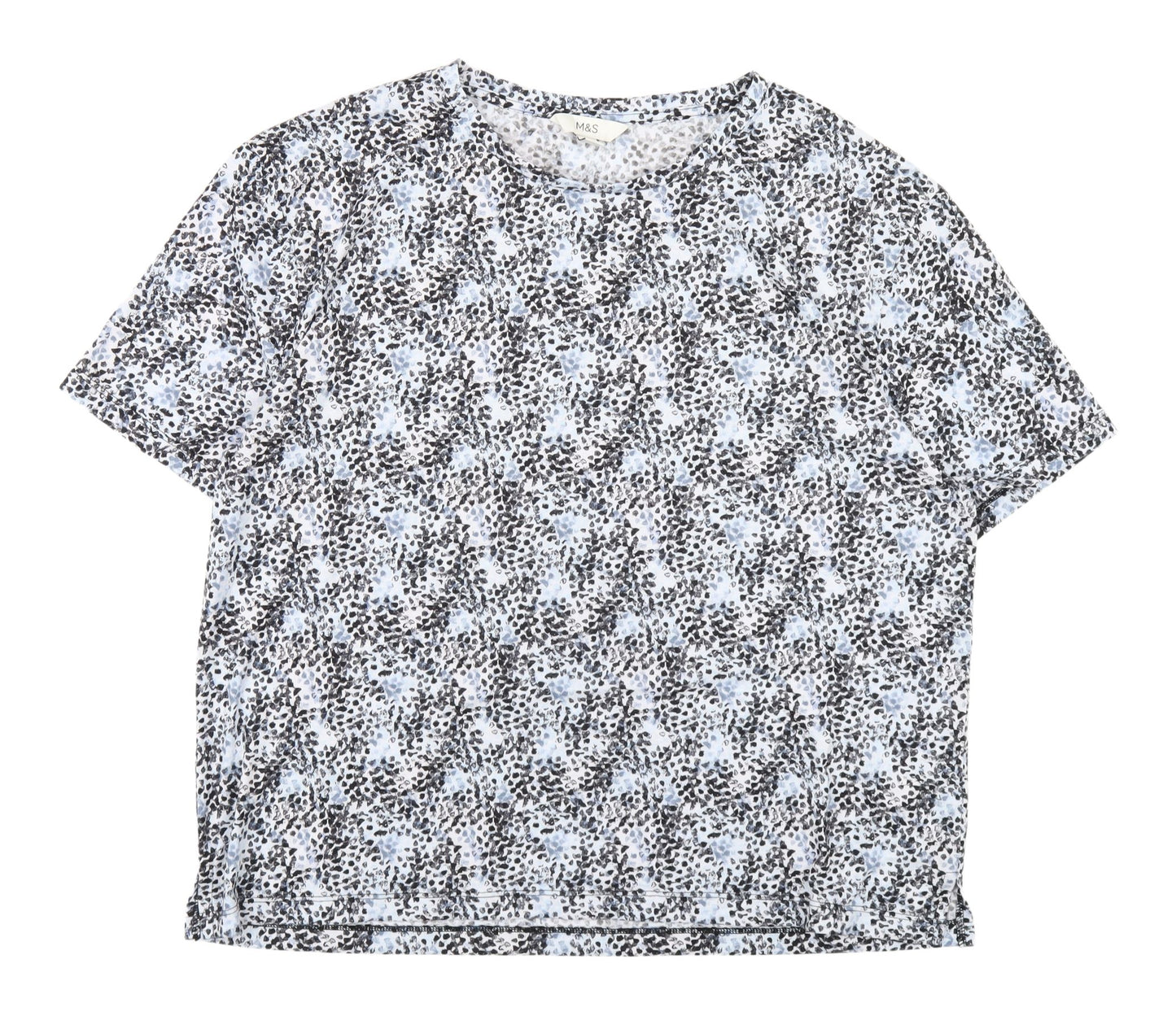 Marks & Spencer Women's Multicoloured Floral T-Shirt, Size 14