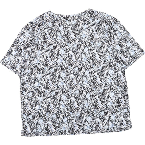 Marks & Spencer Women's Multicoloured Floral T-Shirt, Size 14