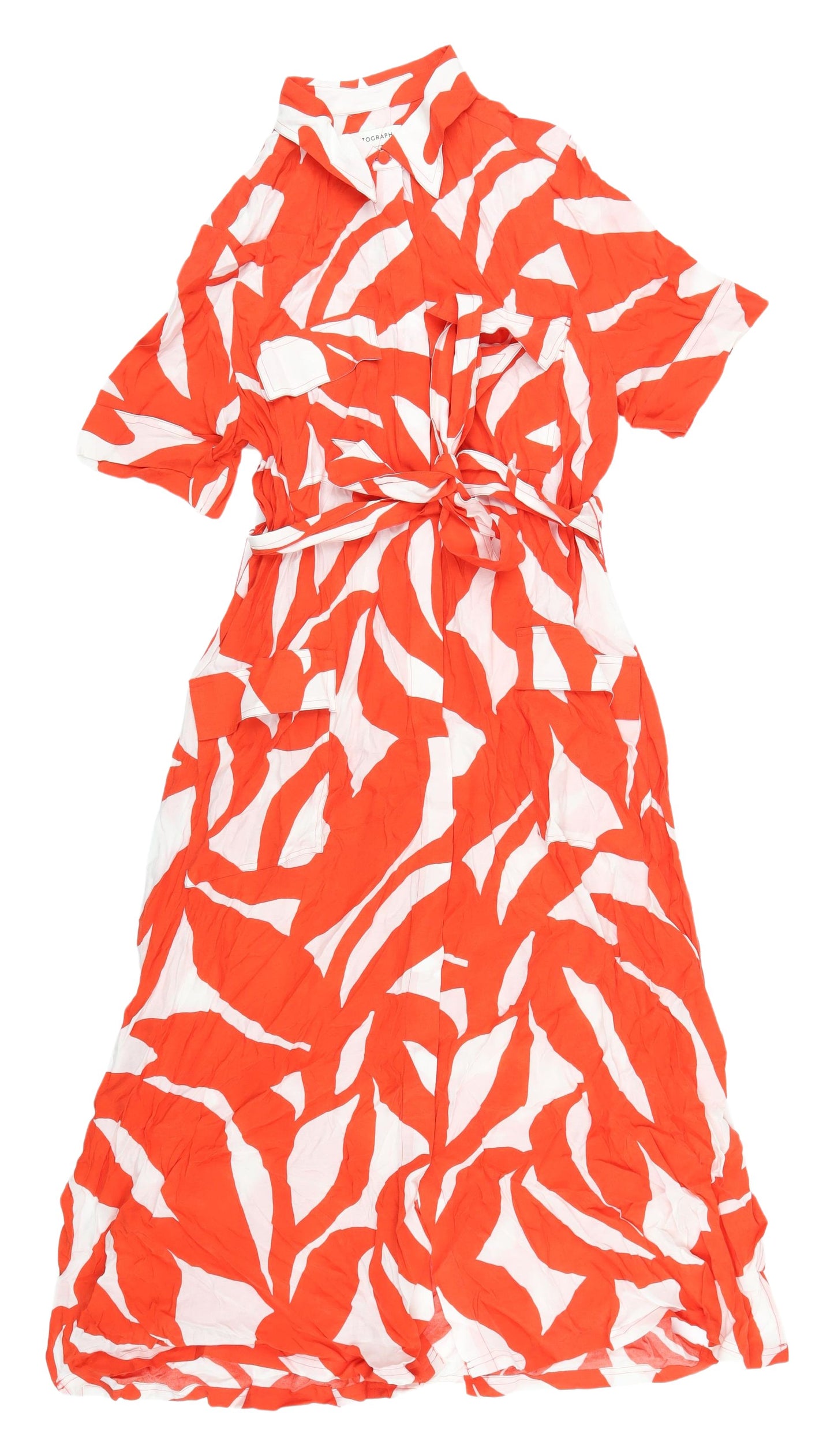 Marks & Spencer Multicoloured Shirt Dress Size 14