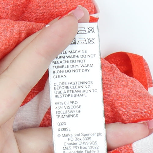 Marks & Spencer Multicoloured Shirt Dress Size 14