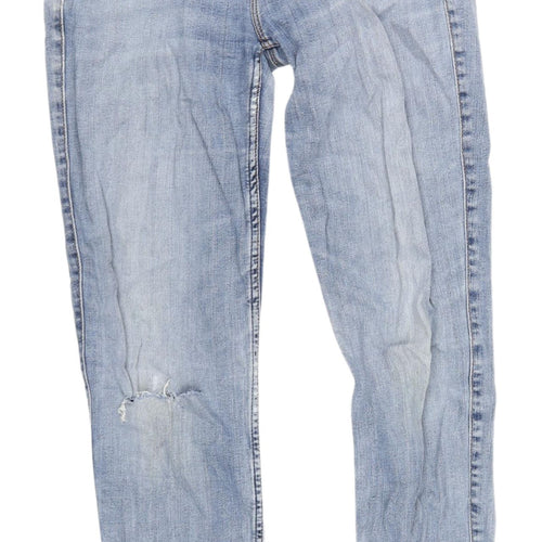 Lee Women's Blue Skinny High-Rise Jeans W30 L33