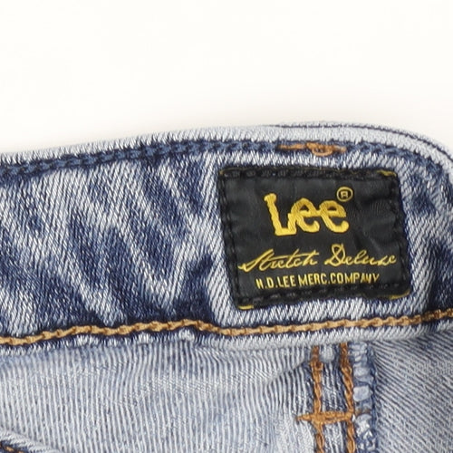 Lee Women's Blue Skinny High-Rise Jeans W30 L33
