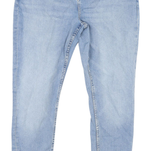Marks & Spencer Women's Blue Skinny Jeans Size 14