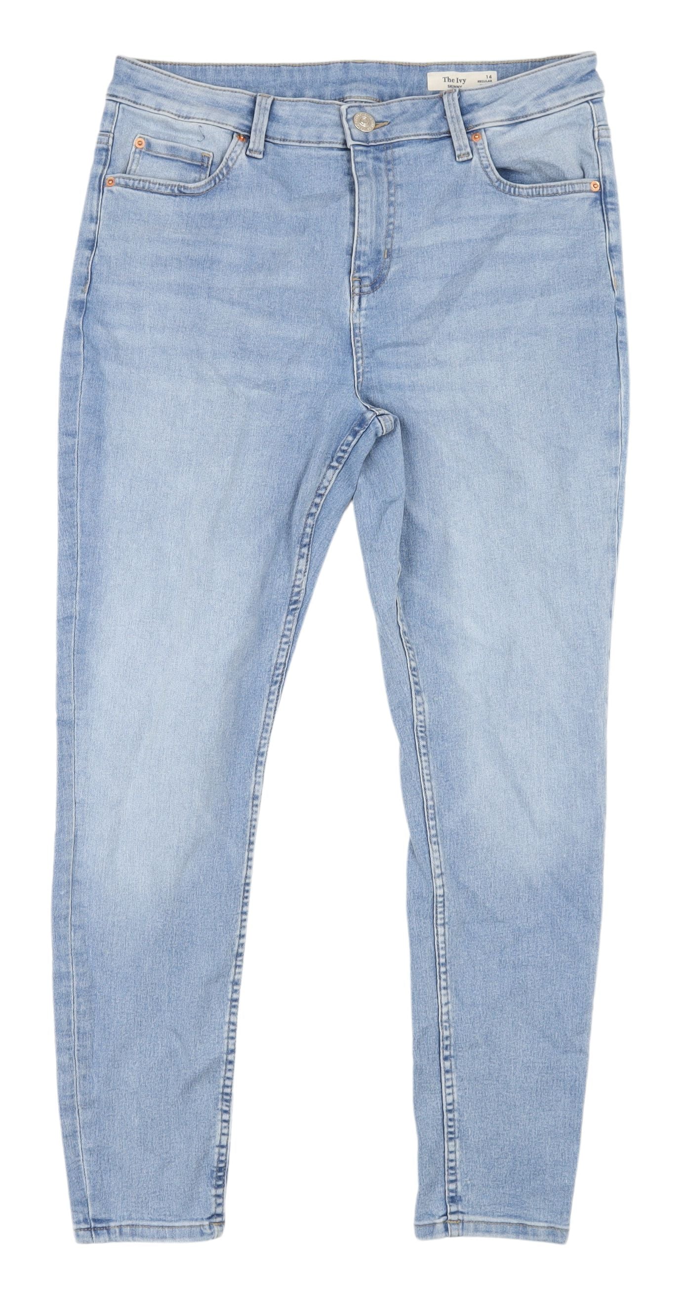 Marks & Spencer Women's Blue Skinny Jeans Size 14