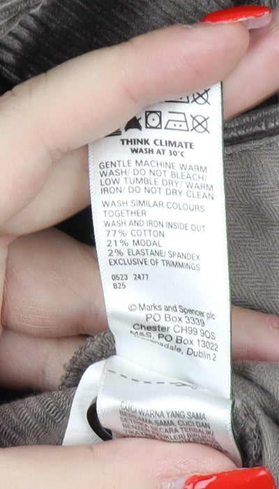 Marks and Spencer Men's Brown Corduroy Trousers